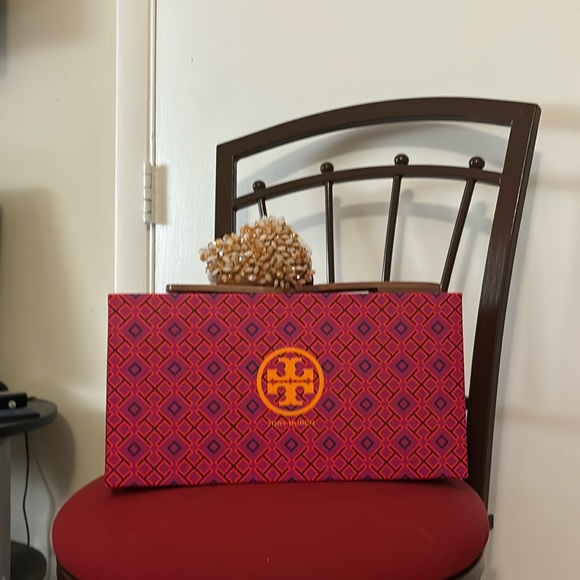 Tory Burch Logan Slide crystal satin